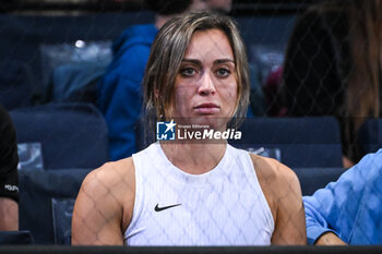 2024-10-28 - Paula BADOSA during the first day of the Rolex Paris Masters 2024, ATP Masters 1000 tennis tournament on October 28, 2024 at Accor Arena in Paris, France - TENNIS - ROLEX PARIS MASTERS 2024 - INTERNATIONALS - TENNIS