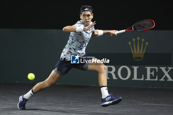 2024-10-28 - Alejandro Tabilo of Chile during day 1 of the Rolex Paris Masters 2024, an ATP Masters 1000 tennis tournament on 28 October 2024 at Accor Arena in Paris, France - TENNIS - ROLEX PARIS MASTERS 2024 - INTERNATIONALS - TENNIS