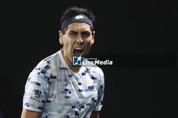 2024-10-28 - Alejandro Tabilo of Chile during day 1 of the Rolex Paris Masters 2024, an ATP Masters 1000 tennis tournament on 28 October 2024 at Accor Arena in Paris, France - TENNIS - ROLEX PARIS MASTERS 2024 - INTERNATIONALS - TENNIS