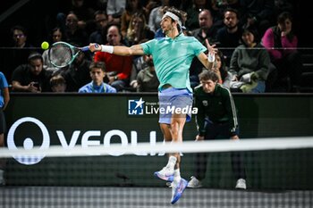 2024-10-29 - Lorenzo MUSETTI of Italy during the second day of the Rolex Paris Masters 2024, ATP Masters 1000 tennis tournament on October 29, 2024 at Accor Arena in Paris, France - TENNIS - ROLEX PARIS MASTERS 2024 - INTERNATIONALS - TENNIS