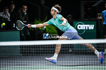 2024-10-29 - Lorenzo MUSETTI of Italy during the second day of the Rolex Paris Masters 2024, ATP Masters 1000 tennis tournament on October 29, 2024 at Accor Arena in Paris, France - TENNIS - ROLEX PARIS MASTERS 2024 - INTERNATIONALS - TENNIS