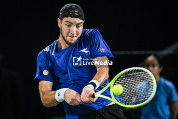 2024-10-29 - Jan-Lennard STRUFF of Germany during the second day of the Rolex Paris Masters 2024, ATP Masters 1000 tennis tournament on October 29, 2024 at Accor Arena in Paris, France - TENNIS - ROLEX PARIS MASTERS 2024 - INTERNATIONALS - TENNIS