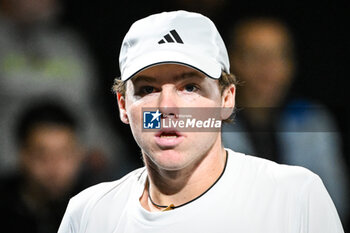 2024-10-29 - Alex MICHELSEN of United States during the second day of the Rolex Paris Masters 2024, ATP Masters 1000 tennis tournament on October 29, 2024 at Accor Arena in Paris, France - TENNIS - ROLEX PARIS MASTERS 2024 - INTERNATIONALS - TENNIS