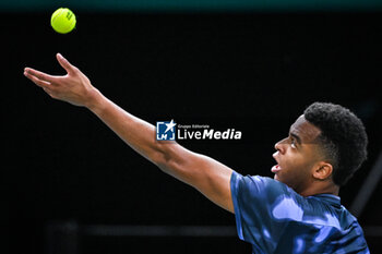 2024-10-29 - Giovanni MPETSHI PERRICARD of France during the second day of the Rolex Paris Masters 2024, ATP Masters 1000 tennis tournament on October 29, 2024 at Accor Arena in Paris, France - TENNIS - ROLEX PARIS MASTERS 2024 - INTERNATIONALS - TENNIS