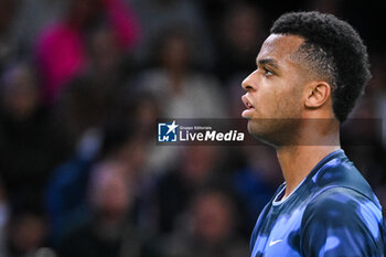 2024-10-29 - Giovanni MPETSHI PERRICARD of France during the second day of the Rolex Paris Masters 2024, ATP Masters 1000 tennis tournament on October 29, 2024 at Accor Arena in Paris, France - TENNIS - ROLEX PARIS MASTERS 2024 - INTERNATIONALS - TENNIS