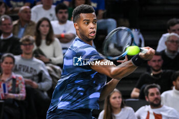 2024-10-29 - Giovanni MPETSHI PERRICARD of France during the second day of the Rolex Paris Masters 2024, ATP Masters 1000 tennis tournament on October 29, 2024 at Accor Arena in Paris, France - TENNIS - ROLEX PARIS MASTERS 2024 - INTERNATIONALS - TENNIS