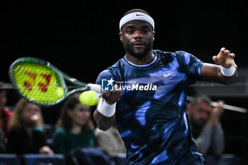 2024-10-29 - Frances TIAFOE of United States during the second day of the Rolex Paris Masters 2024, ATP Masters 1000 tennis tournament on October 29, 2024 at Accor Arena in Paris, France - TENNIS - ROLEX PARIS MASTERS 2024 - INTERNATIONALS - TENNIS