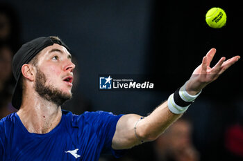 2024-10-29 - Jan-Lennard STRUFF of Germany during the second day of the Rolex Paris Masters 2024, ATP Masters 1000 tennis tournament on October 29, 2024 at Accor Arena in Paris, France - TENNIS - ROLEX PARIS MASTERS 2024 - INTERNATIONALS - TENNIS