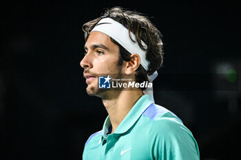 2024-10-29 - Lorenzo MUSETTI of Italy during the second day of the Rolex Paris Masters 2024, ATP Masters 1000 tennis tournament on October 29, 2024 at Accor Arena in Paris, France - TENNIS - ROLEX PARIS MASTERS 2024 - INTERNATIONALS - TENNIS