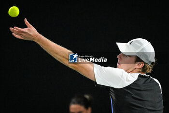 2024-10-29 - Alex MICHELSEN of United States during the second day of the Rolex Paris Masters 2024, ATP Masters 1000 tennis tournament on October 29, 2024 at Accor Arena in Paris, France - TENNIS - ROLEX PARIS MASTERS 2024 - INTERNATIONALS - TENNIS