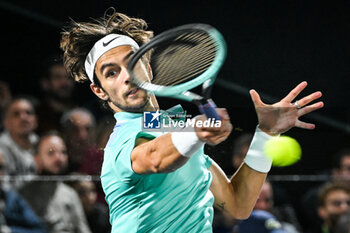 2024-10-29 - Lorenzo MUSETTI of Italy during the second day of the Rolex Paris Masters 2024, ATP Masters 1000 tennis tournament on October 29, 2024 at Accor Arena in Paris, France - TENNIS - ROLEX PARIS MASTERS 2024 - INTERNATIONALS - TENNIS