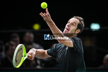 2024-10-29 - Richard GASQUET of France during the second day of the Rolex Paris Masters 2024, ATP Masters 1000 tennis tournament on October 29, 2024 at Accor Arena in Paris, France - TENNIS - ROLEX PARIS MASTERS 2024 - INTERNATIONALS - TENNIS