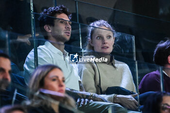 2024-10-29 - Constance JABLONSKI and Matthias DANDOIS during the second day of the Rolex Paris Masters 2024, ATP Masters 1000 tennis tournament on October 29, 2024 at Accor Arena in Paris, France - TENNIS - ROLEX PARIS MASTERS 2024 - INTERNATIONALS - TENNIS