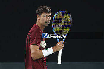 2024-10-29 - Alexei Popyrin of Australia during day 2 of the Rolex Paris Masters 2024, an ATP Masters 1000 tennis tournament on 29 October 2024 at Accor Arena in Paris, France - TENNIS - ROLEX PARIS MASTERS 2024 - INTERNATIONALS - TENNIS