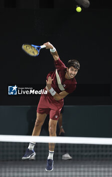 2024-10-29 - Alexei Popyrin of Australia during day 2 of the Rolex Paris Masters 2024, an ATP Masters 1000 tennis tournament on 29 October 2024 at Accor Arena in Paris, France - TENNIS - ROLEX PARIS MASTERS 2024 - INTERNATIONALS - TENNIS