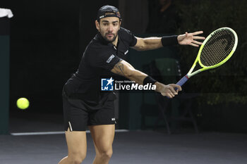 2024-10-29 - Matteo Berrettini of Italy during day 2 of the Rolex Paris Masters 2024, an ATP Masters 1000 tennis tournament on 29 October 2024 at Accor Arena in Paris, France - TENNIS - ROLEX PARIS MASTERS 2024 - INTERNATIONALS - TENNIS