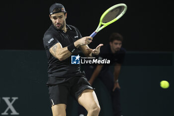 2024-10-29 - Matteo Berrettini of Italy during day 2 of the Rolex Paris Masters 2024, an ATP Masters 1000 tennis tournament on 29 October 2024 at Accor Arena in Paris, France - TENNIS - ROLEX PARIS MASTERS 2024 - INTERNATIONALS - TENNIS