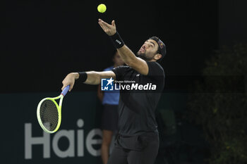 2024-10-29 - Matteo Berrettini of Italy during day 2 of the Rolex Paris Masters 2024, an ATP Masters 1000 tennis tournament on 29 October 2024 at Accor Arena in Paris, France - TENNIS - ROLEX PARIS MASTERS 2024 - INTERNATIONALS - TENNIS