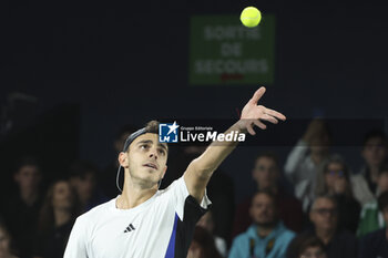 2024-10-29 - Francisco Cerundolo of Argentina during day 2 of the Rolex Paris Masters 2024, an ATP Masters 1000 tennis tournament on 29 October 2024 at Accor Arena in Paris, France - TENNIS - ROLEX PARIS MASTERS 2024 - INTERNATIONALS - TENNIS