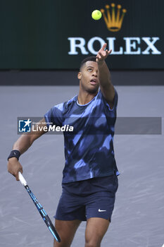 2024-10-29 - Giovanni Mpetshi Perricard of France during day 2 of the Rolex Paris Masters 2024, an ATP Masters 1000 tennis tournament on 29 October 2024 at Accor Arena in Paris, France - TENNIS - ROLEX PARIS MASTERS 2024 - INTERNATIONALS - TENNIS