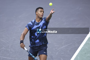 2024-10-29 - Giovanni Mpetshi Perricard of France during day 2 of the Rolex Paris Masters 2024, an ATP Masters 1000 tennis tournament on 29 October 2024 at Accor Arena in Paris, France - TENNIS - ROLEX PARIS MASTERS 2024 - INTERNATIONALS - TENNIS