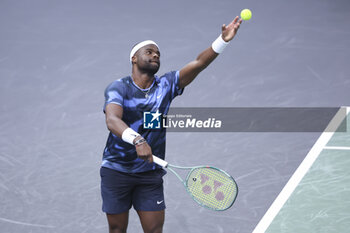 2024-10-29 - Frances Tiafoe of USA during day 2 of the Rolex Paris Masters 2024, an ATP Masters 1000 tennis tournament on 29 October 2024 at Accor Arena in Paris, France - TENNIS - ROLEX PARIS MASTERS 2024 - INTERNATIONALS - TENNIS