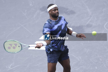 2024-10-29 - Frances Tiafoe of USA during day 2 of the Rolex Paris Masters 2024, an ATP Masters 1000 tennis tournament on 29 October 2024 at Accor Arena in Paris, France - TENNIS - ROLEX PARIS MASTERS 2024 - INTERNATIONALS - TENNIS