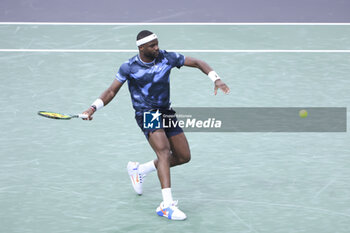 2024-10-29 - Frances Tiafoe of USA during day 2 of the Rolex Paris Masters 2024, an ATP Masters 1000 tennis tournament on 29 October 2024 at Accor Arena in Paris, France - TENNIS - ROLEX PARIS MASTERS 2024 - INTERNATIONALS - TENNIS