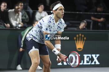 2024-10-29 - Alejandro Tabilo of Chile during day 2 of the Rolex Paris Masters 2024, an ATP Masters 1000 tennis tournament on 29 October 2024 at Accor Arena in Paris, France - TENNIS - ROLEX PARIS MASTERS 2024 - INTERNATIONALS - TENNIS