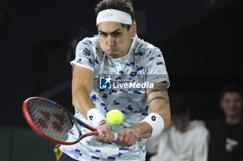 2024-10-29 - Alejandro Tabilo of Chile during day 2 of the Rolex Paris Masters 2024, an ATP Masters 1000 tennis tournament on 29 October 2024 at Accor Arena in Paris, France - TENNIS - ROLEX PARIS MASTERS 2024 - INTERNATIONALS - TENNIS