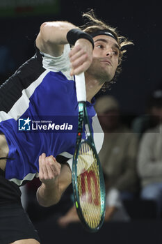 2024-10-29 - Stefanos Tsitsipas of Greece during day 2 of the Rolex Paris Masters 2024, an ATP Masters 1000 tennis tournament on 29 October 2024 at Accor Arena in Paris, France - TENNIS - ROLEX PARIS MASTERS 2024 - INTERNATIONALS - TENNIS