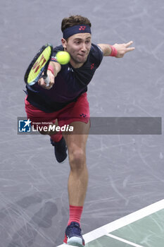 2024-10-29 - Casper Ruud of Norway during day 2 of the Rolex Paris Masters 2024, an ATP Masters 1000 tennis tournament on 29 October 2024 at Accor Arena in Paris, France - TENNIS - ROLEX PARIS MASTERS 2024 - INTERNATIONALS - TENNIS