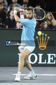 2024-10-29 - Corentin Moutet of France during day 2 of the Rolex Paris Masters 2024, an ATP Masters 1000 tennis tournament on 29 October 2024 at Accor Arena in Paris, France - TENNIS - ROLEX PARIS MASTERS 2024 - INTERNATIONALS - TENNIS