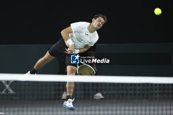 2024-10-29 - Mariano Navone of Argentina during day 2 of the Rolex Paris Masters 2024, an ATP Masters 1000 tennis tournament on 29 October 2024 at Accor Arena in Paris, France - TENNIS - ROLEX PARIS MASTERS 2024 - INTERNATIONALS - TENNIS