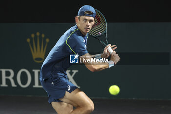 2024-10-29 - Alex De Minaur of Australia during day 2 of the Rolex Paris Masters 2024, an ATP Masters 1000 tennis tournament on 29 October 2024 at Accor Arena in Paris, France - TENNIS - ROLEX PARIS MASTERS 2024 - INTERNATIONALS - TENNIS