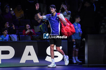 31/10/2024 - Stefanos TSITSIPAS of Greece during the fourth day of the Rolex Paris Masters 2024, ATP Masters 1000 tennis tournament on October 31, 2024 at Accor Arena in Paris, France - TENNIS - ROLEX PARIS MASTERS 2024 - INTERNAZIONALI - TENNIS