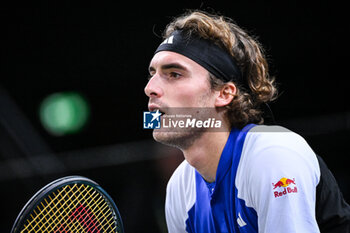 31/10/2024 - Stefanos TSITSIPAS of Greece during the fourth day of the Rolex Paris Masters 2024, ATP Masters 1000 tennis tournament on October 31, 2024 at Accor Arena in Paris, France - TENNIS - ROLEX PARIS MASTERS 2024 - INTERNAZIONALI - TENNIS