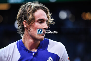 31/10/2024 - Stefanos TSITSIPAS of Greece during the fourth day of the Rolex Paris Masters 2024, ATP Masters 1000 tennis tournament on October 31, 2024 at Accor Arena in Paris, France - TENNIS - ROLEX PARIS MASTERS 2024 - INTERNAZIONALI - TENNIS