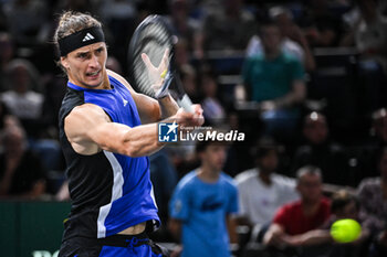 31/10/2024 - Alexander ZVEREV of Germany during the fourth day of the Rolex Paris Masters 2024, ATP Masters 1000 tennis tournament on October 31, 2024 at Accor Arena in Paris, France - TENNIS - ROLEX PARIS MASTERS 2024 - INTERNAZIONALI - TENNIS