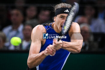 31/10/2024 - Alexander ZVEREV of Germany during the fourth day of the Rolex Paris Masters 2024, ATP Masters 1000 tennis tournament on October 31, 2024 at Accor Arena in Paris, France - TENNIS - ROLEX PARIS MASTERS 2024 - INTERNAZIONALI - TENNIS