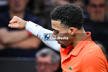 31/10/2024 - Arthur FILS of France celebrates his point during the fourth day of the Rolex Paris Masters 2024, ATP Masters 1000 tennis tournament on October 31, 2024 at Accor Arena in Paris, France - TENNIS - ROLEX PARIS MASTERS 2024 - INTERNAZIONALI - TENNIS