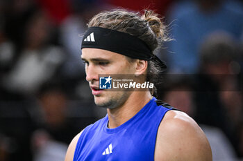 31/10/2024 - Alexander ZVEREV of Germany during the fourth day of the Rolex Paris Masters 2024, ATP Masters 1000 tennis tournament on October 31, 2024 at Accor Arena in Paris, France - TENNIS - ROLEX PARIS MASTERS 2024 - INTERNAZIONALI - TENNIS