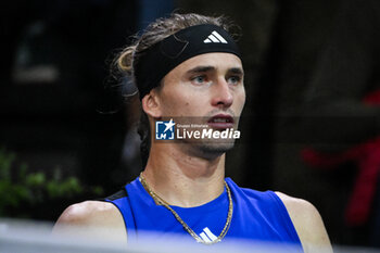 31/10/2024 - Alexander ZVEREV of Germany during the fourth day of the Rolex Paris Masters 2024, ATP Masters 1000 tennis tournament on October 31, 2024 at Accor Arena in Paris, France - TENNIS - ROLEX PARIS MASTERS 2024 - INTERNAZIONALI - TENNIS