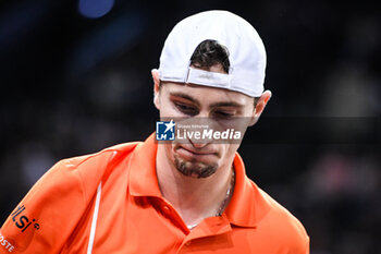 31/10/2024 - Ugo HUMBERT of France during the fourth day of the Rolex Paris Masters 2024, ATP Masters 1000 tennis tournament on October 31, 2024 at Accor Arena in Paris, France - TENNIS - ROLEX PARIS MASTERS 2024 - INTERNAZIONALI - TENNIS