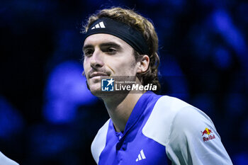 31/10/2024 - Stefanos TSITSIPAS of Greece during the fourth day of the Rolex Paris Masters 2024, ATP Masters 1000 tennis tournament on October 31, 2024 at Accor Arena in Paris, France - TENNIS - ROLEX PARIS MASTERS 2024 - INTERNAZIONALI - TENNIS