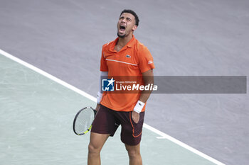 31/10/2024 - Arthur Fils of France during day 4 of the Rolex Paris Masters 2024, an ATP Masters 1000 tennis tournament on October 31, 2024 at Accor Arena in Paris, France - TENNIS - ROLEX PARIS MASTERS 2024 - INTERNAZIONALI - TENNIS