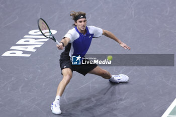 31/10/2024 - Stefanos Tsitsipas of Greece during day 4 of the Rolex Paris Masters 2024, an ATP Masters 1000 tennis tournament on October 31, 2024 at Accor Arena in Paris, France - TENNIS - ROLEX PARIS MASTERS 2024 - INTERNAZIONALI - TENNIS