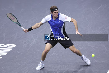 31/10/2024 - Stefanos Tsitsipas of Greece during day 4 of the Rolex Paris Masters 2024, an ATP Masters 1000 tennis tournament on October 31, 2024 at Accor Arena in Paris, France - TENNIS - ROLEX PARIS MASTERS 2024 - INTERNAZIONALI - TENNIS