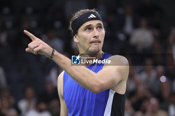 31/10/2024 - Alexander Zverev of Germany during day 4 of the Rolex Paris Masters 2024, an ATP Masters 1000 tennis tournament on October 31, 2024 at Accor Arena in Paris, France - TENNIS - ROLEX PARIS MASTERS 2024 - INTERNAZIONALI - TENNIS