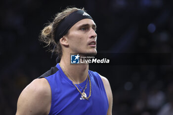 31/10/2024 - Alexander Zverev of Germany during day 4 of the Rolex Paris Masters 2024, an ATP Masters 1000 tennis tournament on October 31, 2024 at Accor Arena in Paris, France - TENNIS - ROLEX PARIS MASTERS 2024 - INTERNAZIONALI - TENNIS